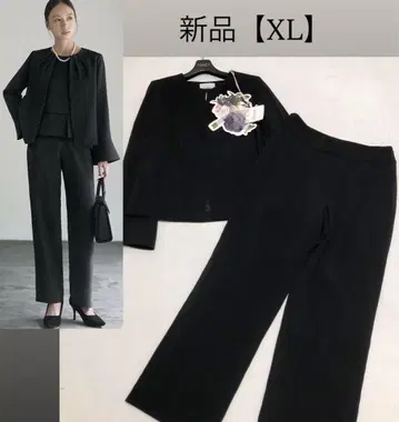 새상품! GIRL 빅 사이즈 XL 포멀 셋업 팬츠 노카라