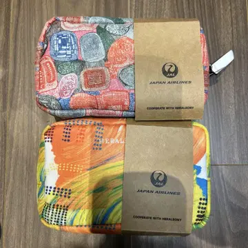 JAL HERBALONY 콜라보 파우치 2개 세트
