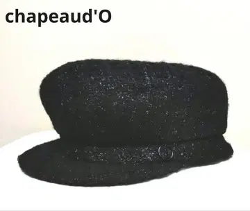 샤포도 오 chapeaud'O 트위드 헌팅 캡 블랙