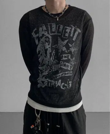 FALLETT Sheer tops 시어 니트