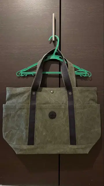 TAKEYARI CANVAS 타케야리 쿠라시키 캔버스 토트백 카키 일본제