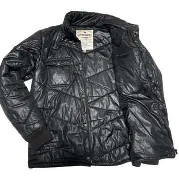 ALPHASOPHY 패딩 자켓 LL 블랙 밀리터리풍 방한