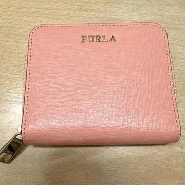 FURLA 핑크 이단 접이식 지갑