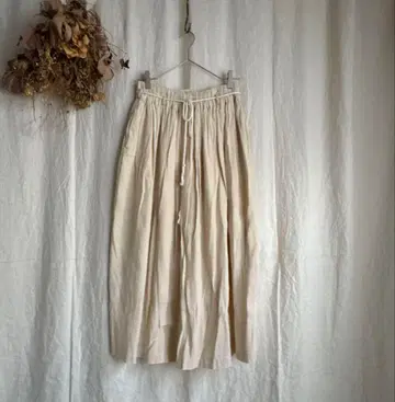 레어 SUSURI 스스리 코튼 와시 시로코 스커트 SIZE1