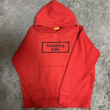 Smoking kills 빨간색 후드티