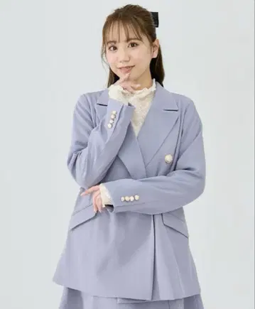 [ REDYAZEL ] 사이드 벨트 더블 자켓