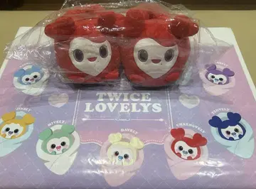 GiGO 한정판 TWICE LOVELYS 채영 봉제 인형 슬리퍼
