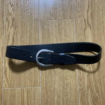 랄프 로렌 RUGBY 가죽 벨트 블랙 S