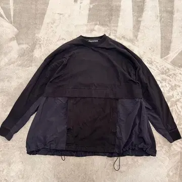 nagonstans 이소재 롱 슬리브 티셔츠 오버 사이즈