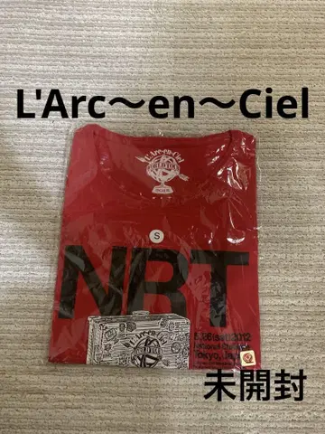 L'Arc-en-Ciel WORLD TOUR 2012 티셔츠 S 레드