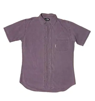 THE NORTH FACE 퍼플 반팔 셔츠 S