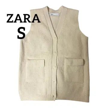 [ ZARA ] 니트 베스트 상의 S 사이즈