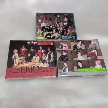 Snow Man SERIOUS 3장 세트 미개봉 새상품