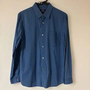 A.P.C. 파랑 긴팔 셔츠 XS