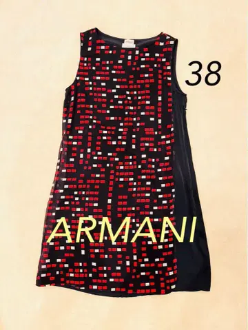 ARMANI 슬리브리스 원피스 38