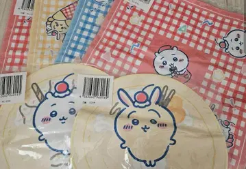 치이카와 크레이프 손수건 타월 토끼 하치와레