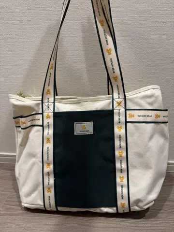 Wilson(윌슨) 테니스 라켓백 BEAR JPN Green