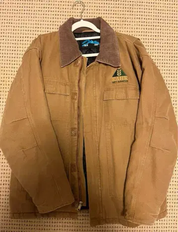 In-Mountain 브라운 퀼팅 자켓 L