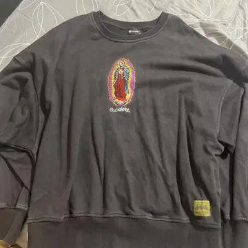Subciety 블랙 크루넥 트레이닝복 L