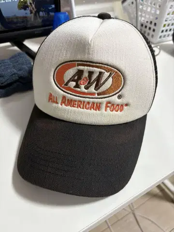 가격 인하 A&W 메쉬 캡 화이트 블랙