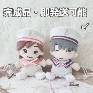 완성품 마린룩 의상 3점 세트 보라색 1벌 치비누이 치비스토 의류