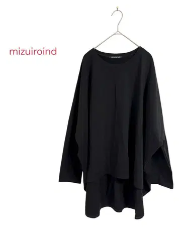 mizuiroind 미즈이로 인드 블랙 오버 사이즈 긴팔 상의
