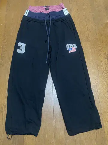 PROJECT GFR 3 LAYERED SWEAT PANTS / BLK