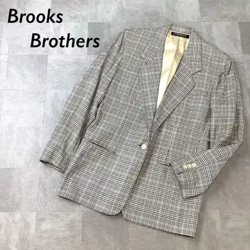 USA Brooks Brothers 체크 무늬 테일러드 자켓
