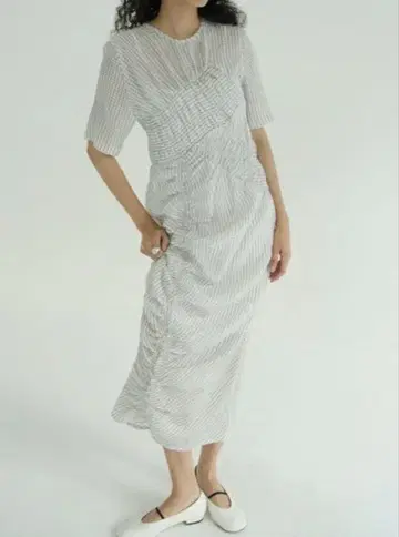 CLANE RANDOM SHIRRING ONEPIECE MIX 새상품
