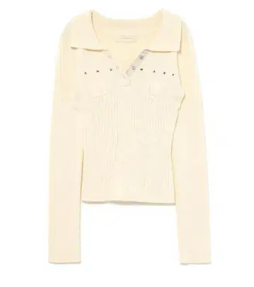 andmary Lindsay logo tops ivory