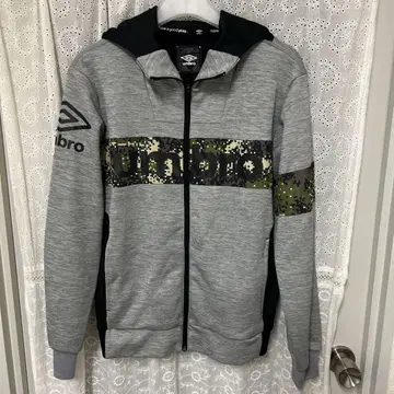 umbro 카모 패턴 풀 집업 후드티