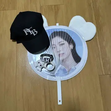 DAHYUN 부채 + 부채 커버 + 캡 밴딩 포함 세트!