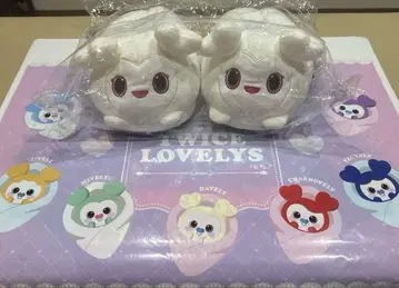 GiGO 한정 twice loverys 다현 봉제 인형 슬리퍼