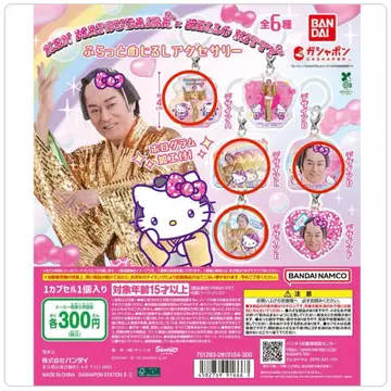 마츠켄 삼바 x 헬로키티 플랫 메지루시 액세서리