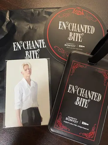 ENHYPEN 애프터눈 티 니키 메시지 트레이딩 카드 수하물 택