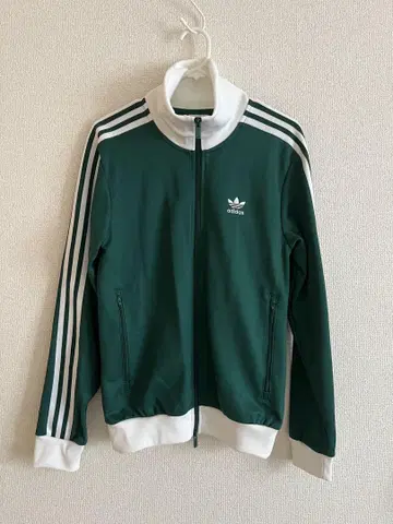 adidas 다크 그린 집업 자켓