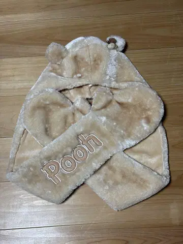 곰돌이 푸 모자 머플러 세트