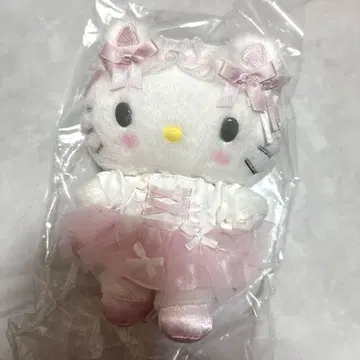 택 포함 새상품 키티 화이트 고양이 발레리나 마스코트 키링