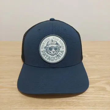 Patagonia 메쉬 백 캡 네이비