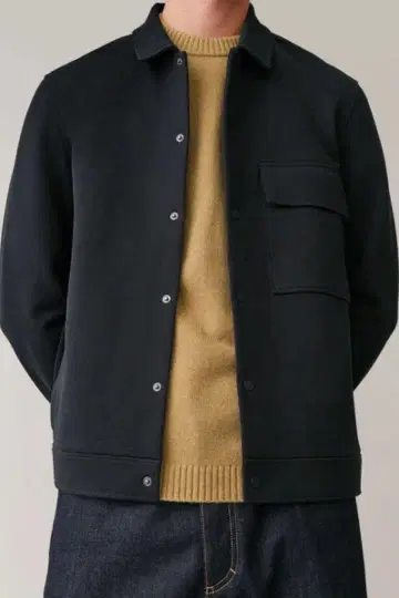 COS 셔츠 자켓 Navy