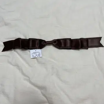 아마벨 리본 쓰리 핑 브라운 새상품