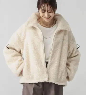 글로벌 워크 보아 스탠드 블루종 아이보리