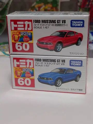 토미카 60 포드 머스탱 GT V8 2대 묶음 판매