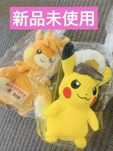 [ 미사용 새상품 ] 피카츄 & 퍼모트 봉제 인형 세트