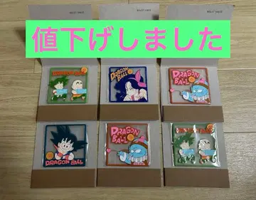 드래곤볼 클리어 러버 코스터 4종 6개 세트