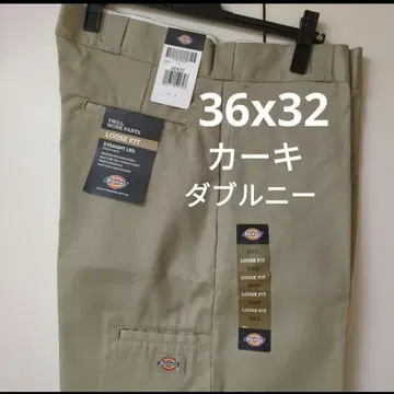 새상품 36x32 KH 더블니 디키즈 카키 83294