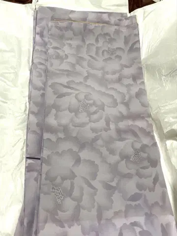 연보라 꽃무늬 코몬 기모노