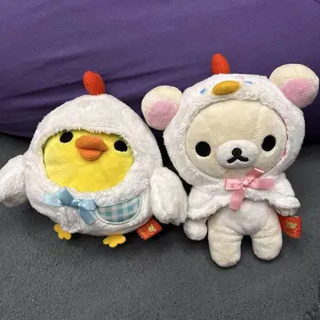 코리락쿠마 키이로이토리 봉제 인형