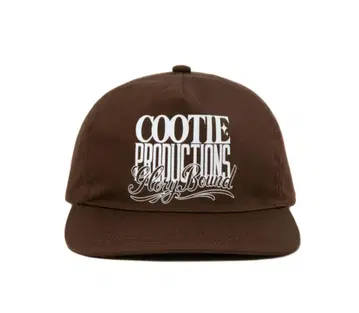 COOTIE T/C Twill 5 Panel Cap BROWN