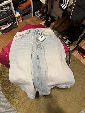 ZARA 데님 팬츠 라이트 블루 EUR36
